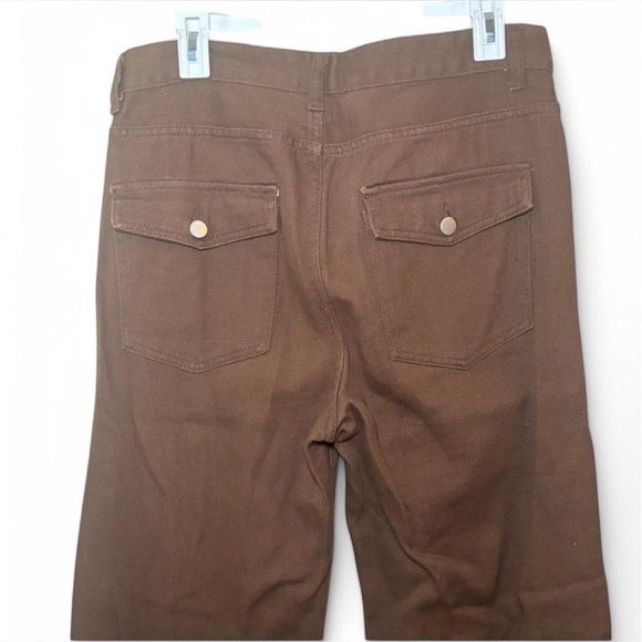 coffee brown straight leg jeans - Picture 4 of 4